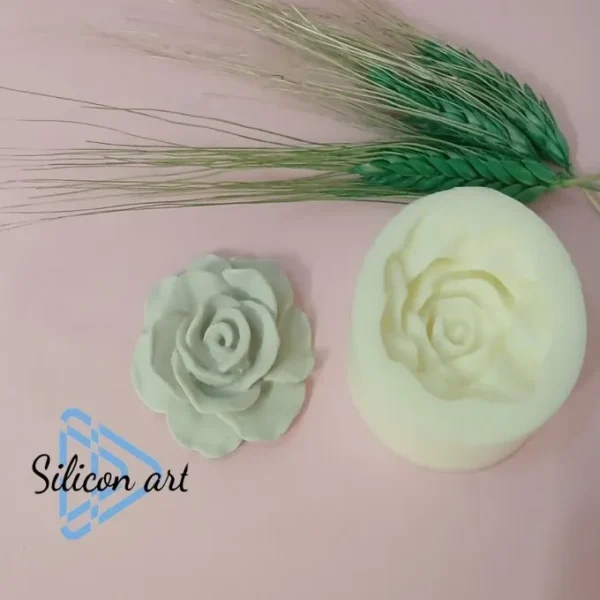 قالب گل رز تخت ، سیلیکون آرت در کاشان